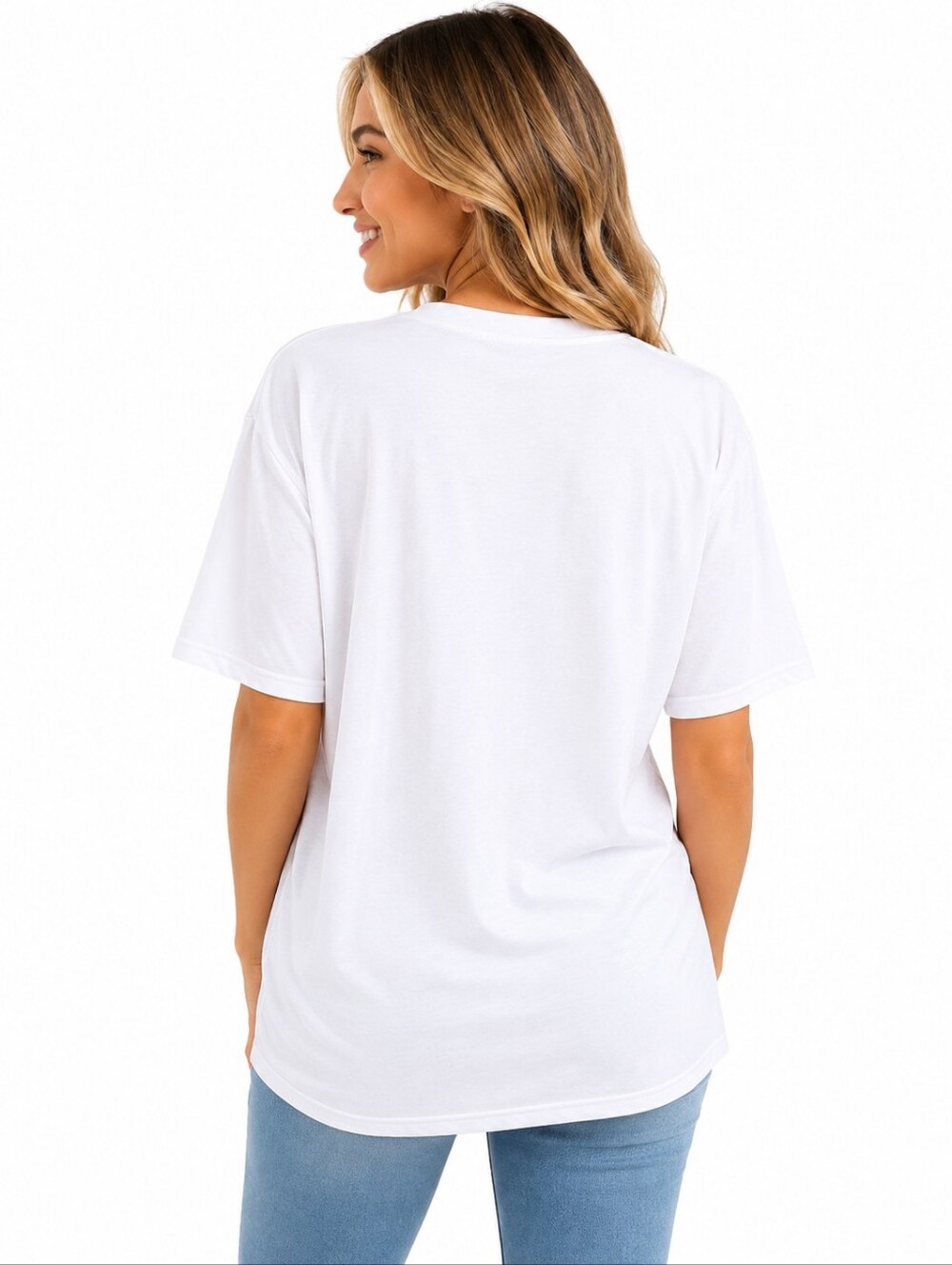 Funny Cow Graphic Tee Choose Small or Large Handmade White Sublimation Shirt - Picture 4 of 9